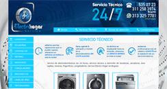 Desktop Screenshot of electrohogarservice.com